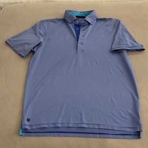 Greyson Navy and Light Blue Polo Shirt- Cascade Hills